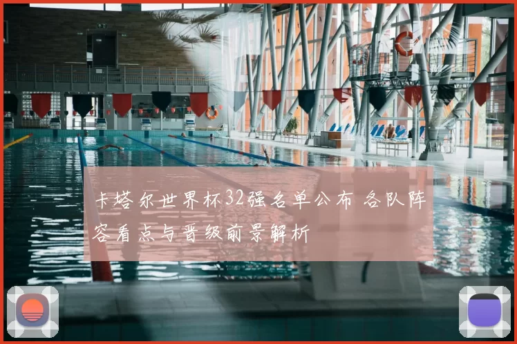 卡塔尔世界杯32强名单公布 各队阵容看点与晋级前景解析